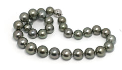 Tahitian Pearl Necklace - Squash Blossom Vail