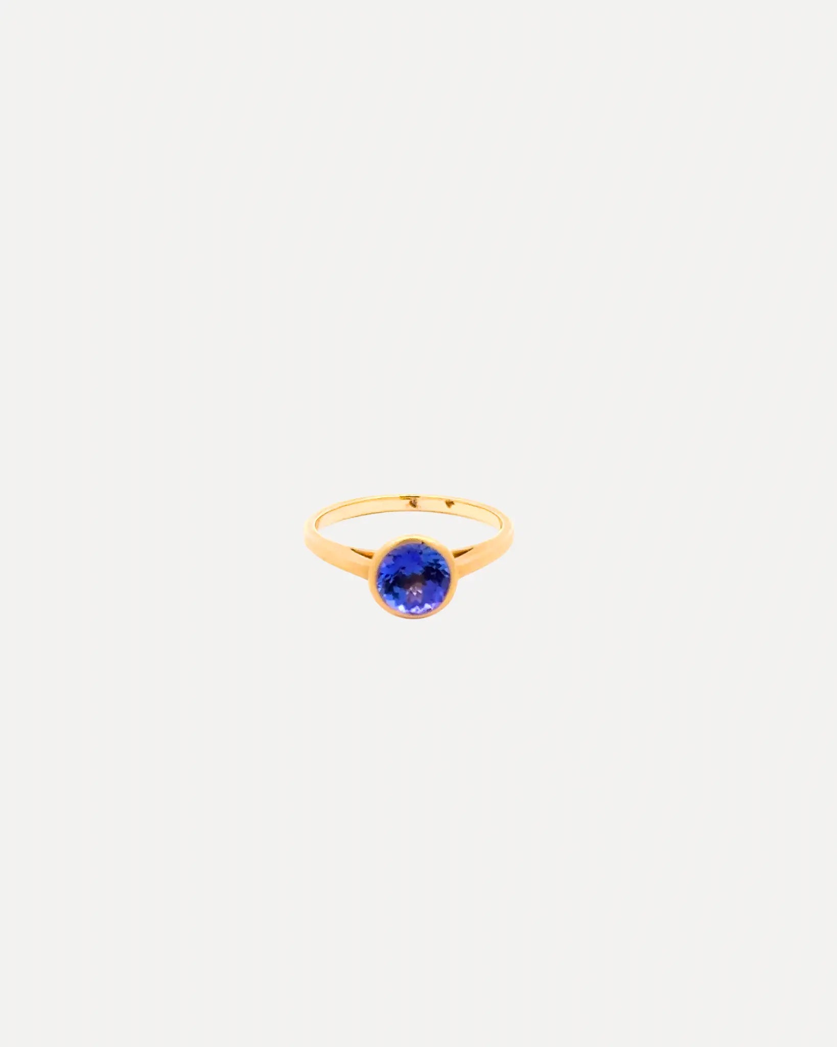 Tanzanite Bezel Ring Tanzanite Bezel Ring Squash Blossom Collection Squash Blossom Collection Default-Title Squash Blossom Vail