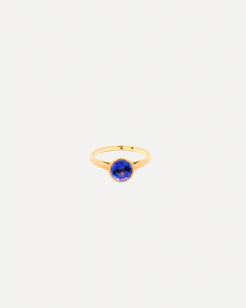Tanzanite Bezel Ring Tanzanite Bezel Ring Squash Blossom Collection Squash Blossom Collection Default-Title Squash Blossom Vail
