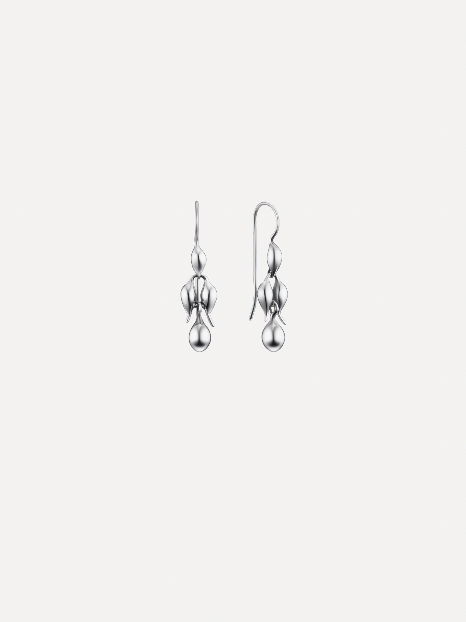 Platinum Dangle Earrings