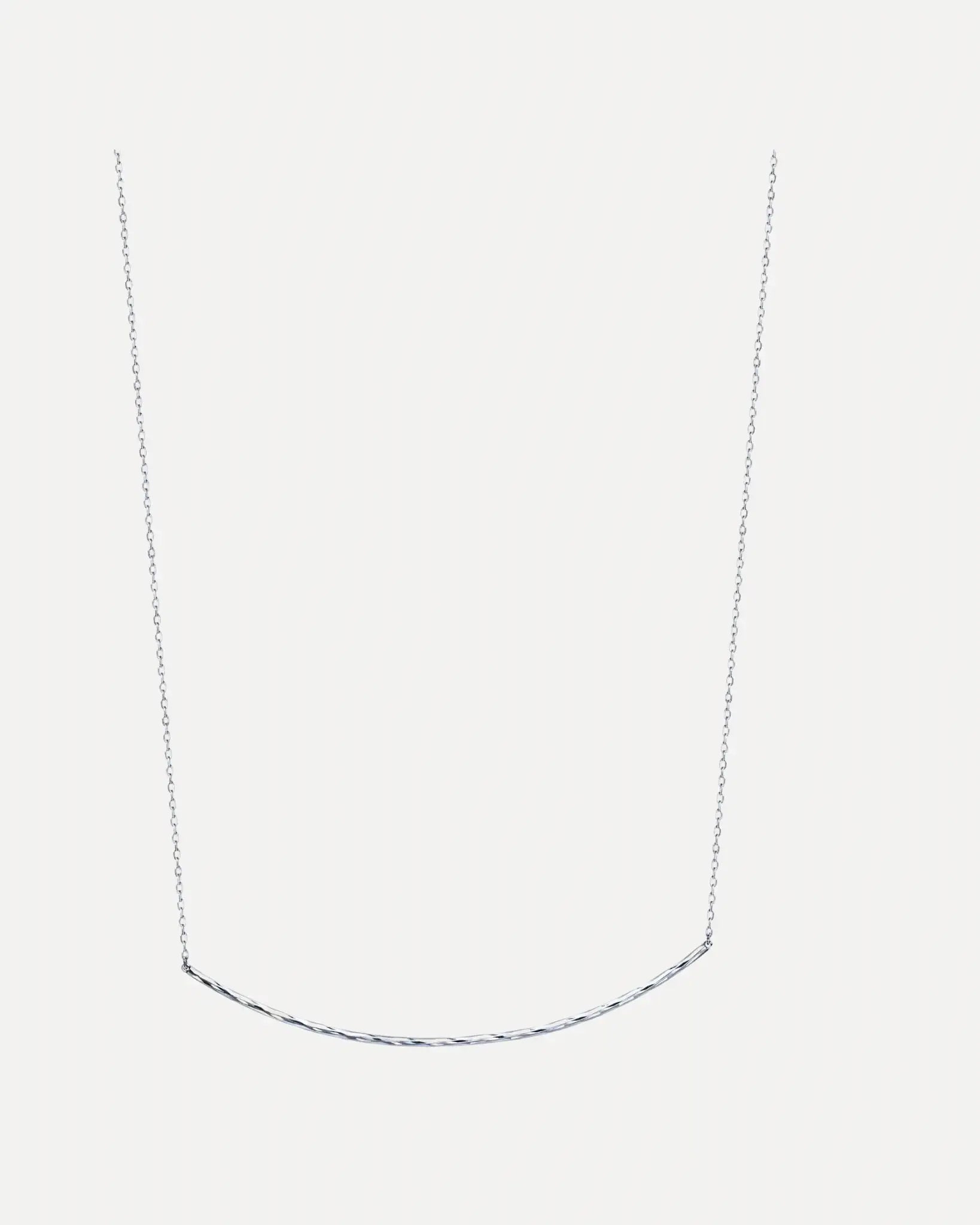 The Sunrise Bar Necklace The Sunrise Bar Necklace Platinum Born Platinum Born  Squash Blossom Vail