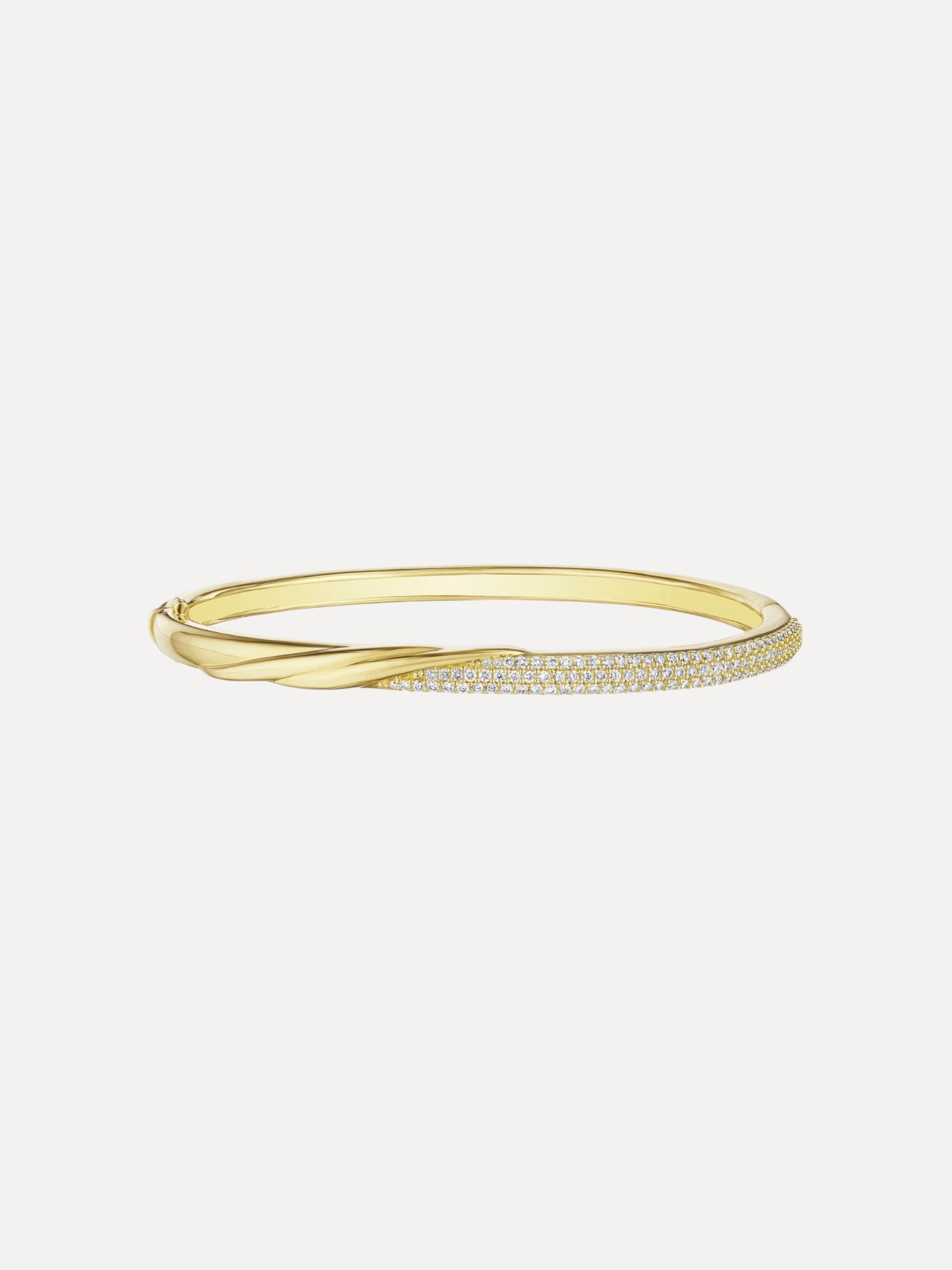 Thin Bold Gold Bangle