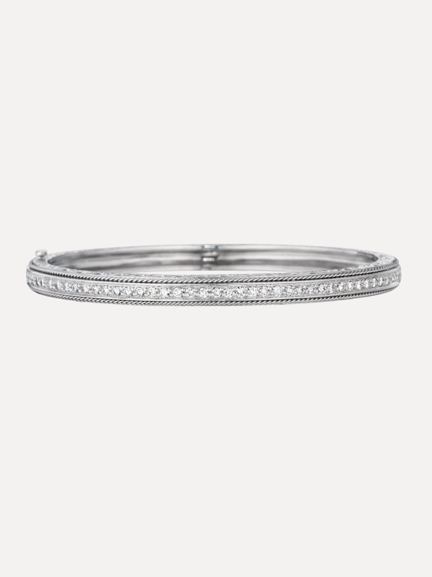 Thin Engraved Bangle
