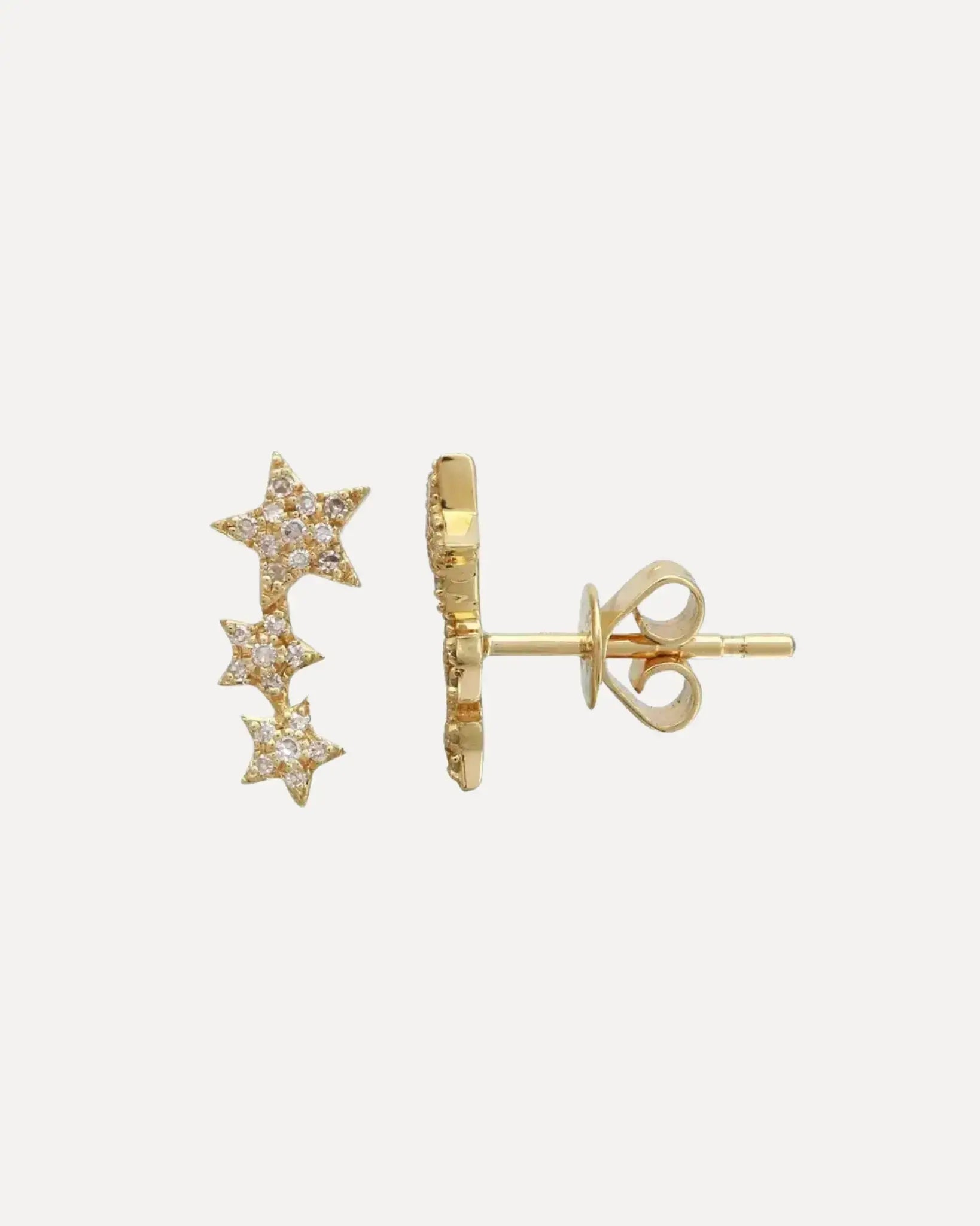 Three Star Diamond Studs Three Star Diamond Studs Squash Blossom Collection Squash Blossom Collection  Squash Blossom Vail