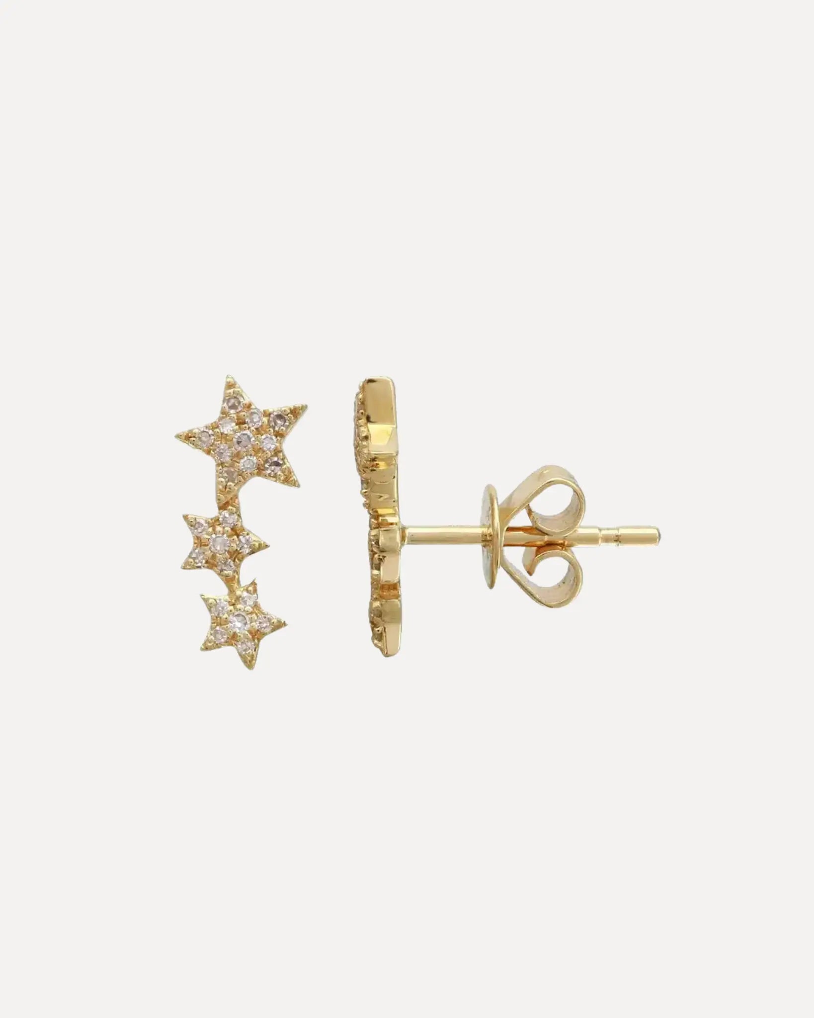 Three Star Diamond Studs Three Star Diamond Studs Squash Blossom Collection Squash Blossom Collection  Squash Blossom Vail