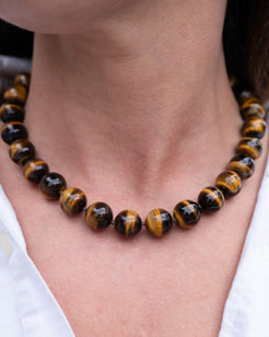 Tiger's Eye Beaded necklace