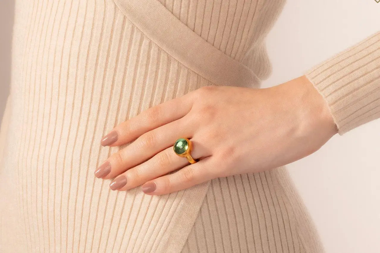 Tourmaline Ring Tourmaline Ring Gurhan Gurhan  Squash Blossom Vail