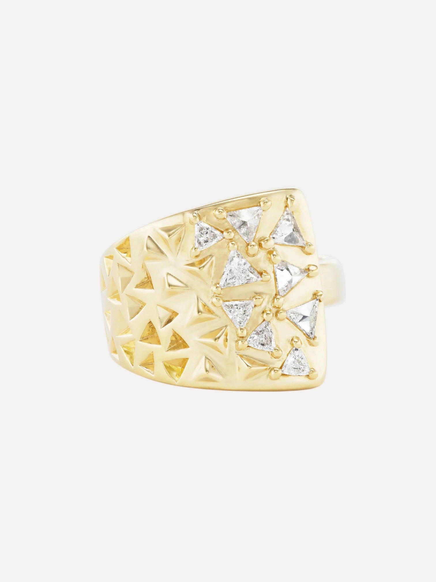 Triangle Diamond Ring