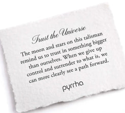 Trust The Universe Talisman Pyrrha