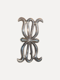 Tufa Cast Pin, Ketoh motif Tufa Cast Pin, Ketoh motif Native American Collection Native American Collection  Squash Blossom Vail