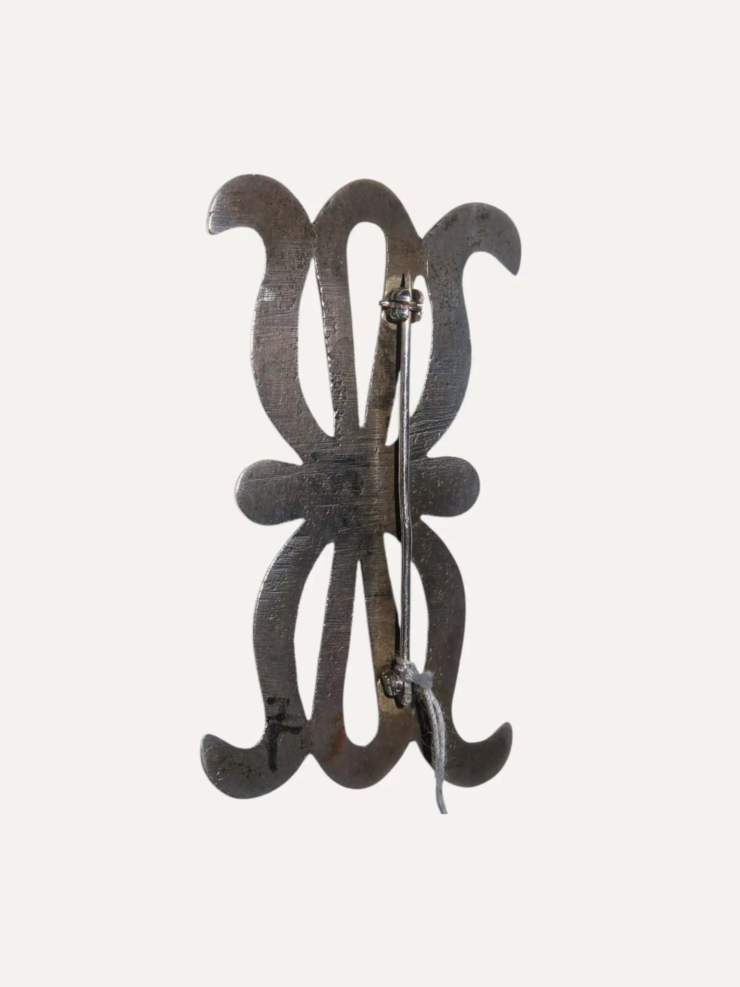Tufa Cast Pin, Ketoh motif Tufa Cast Pin, Ketoh motif Native American Collection Native American Collection  Squash Blossom Vail