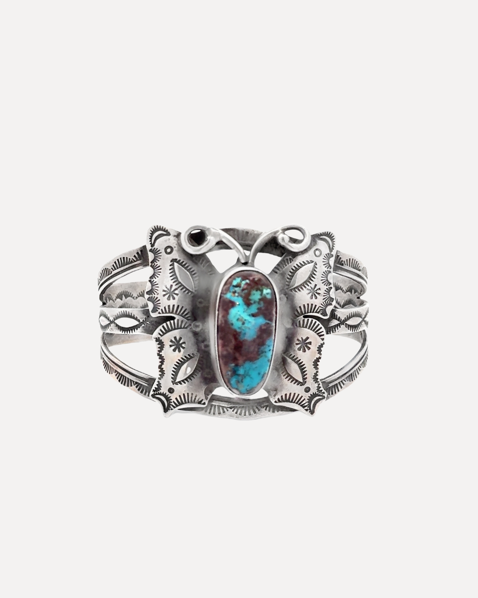 Turquoise Butterfly Cuff