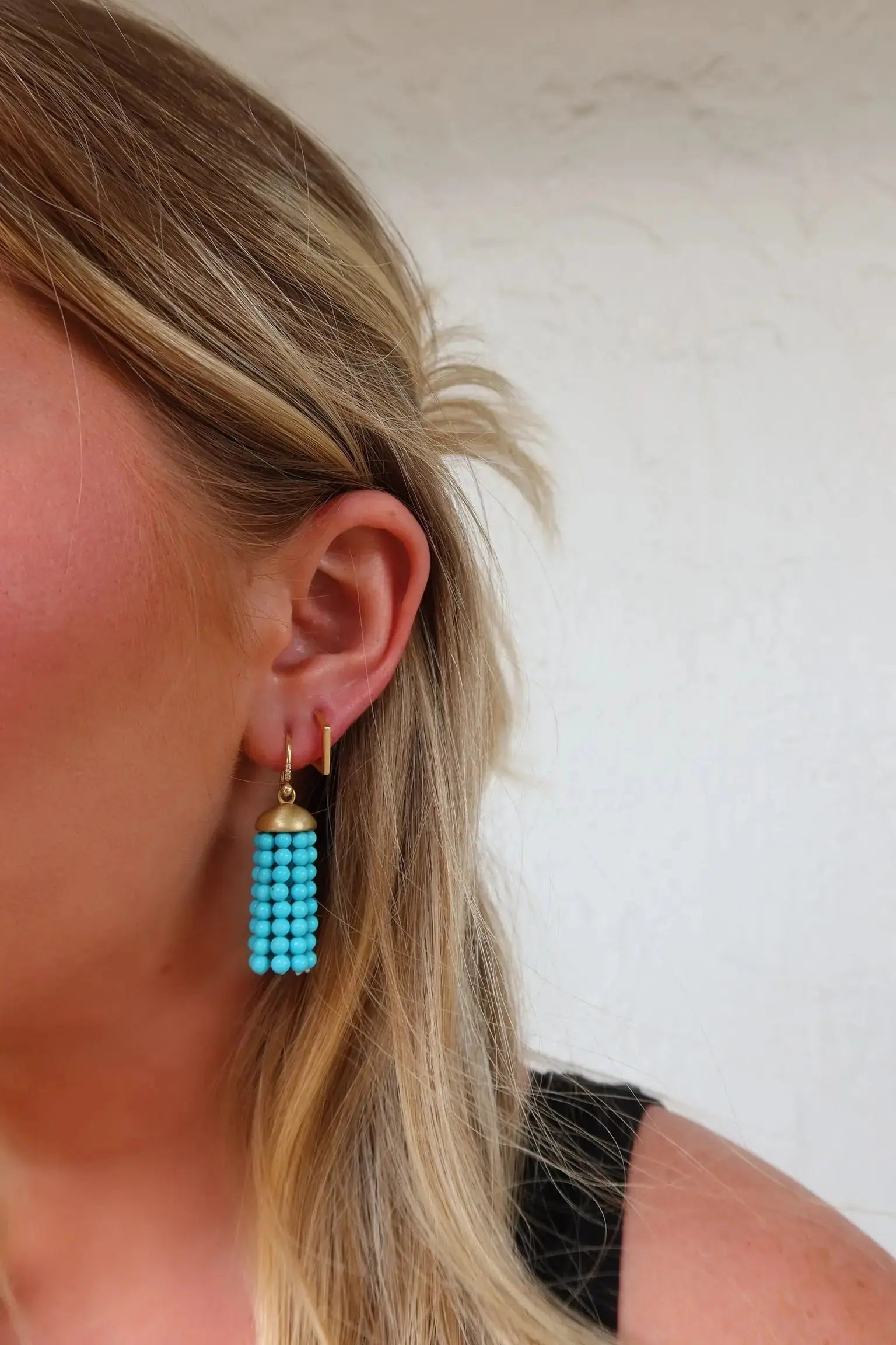 TASSEL EARRINGS18K YELLOW GOLD TASSEL EARRINGS18K YELLOW GOLD Irene Neuwirth Irene Neuwirth  Squash Blossom Vail