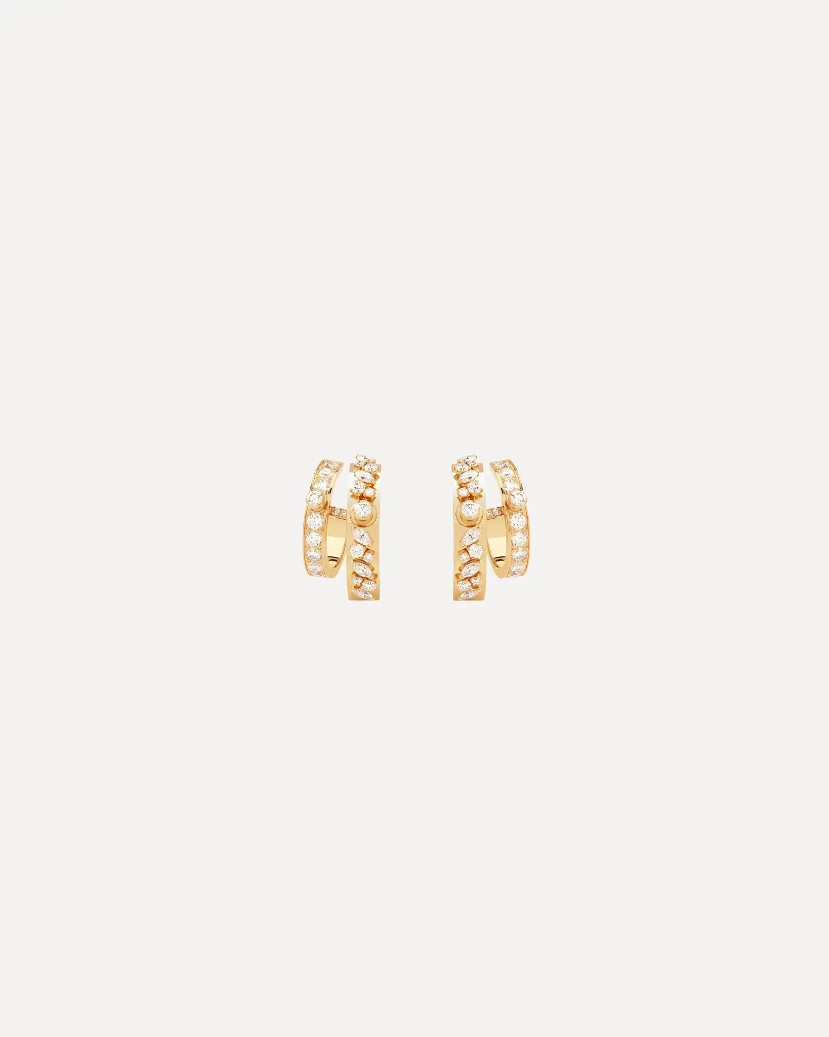 Under Stars Mood Hoops - Yellow Gold Under Stars Mood Hoops - Yellow Gold Nouvel Heritage Nouvel Heritage Default-Title Squash Blossom Vail