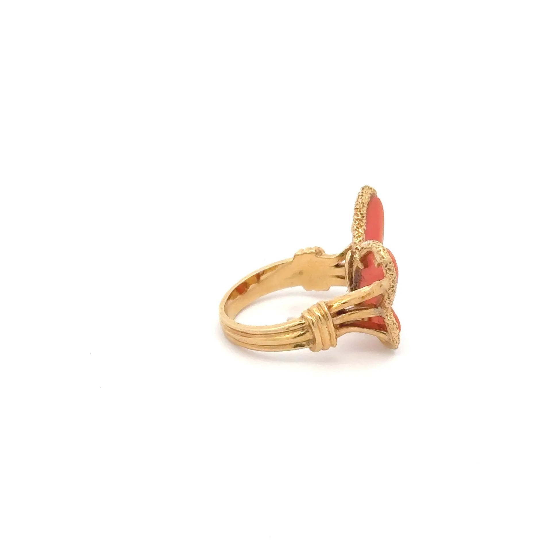 Van Cleef and Arpels Coral Butterfly Ring Van Cleef and Arpels Coral Butterfly Ring Vintage at the Squash Blossom Vintage at the Squash Blossom  Squash Blossom Vail