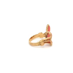 Van Cleef and Arpels Coral Butterfly Ring Van Cleef and Arpels Coral Butterfly Ring Vintage at the Squash Blossom Vintage at the Squash Blossom  Squash Blossom Vail