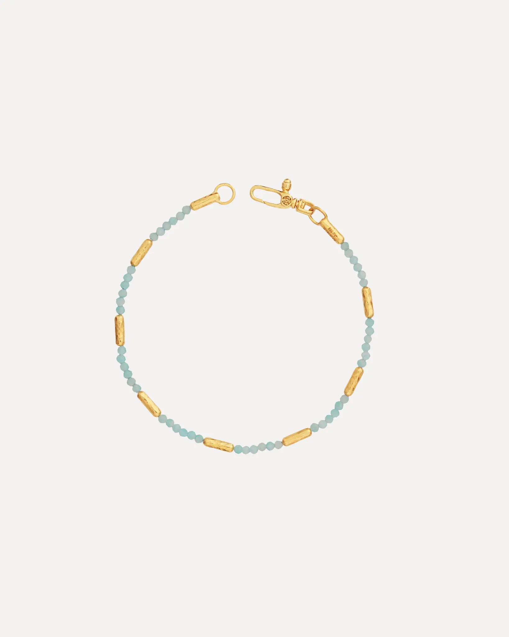 Vertigo Single-Strand Amazonite Bracelet Vertigo Single-Strand Amazonite Bracelet Gurhan Gurhan  Squash Blossom Vail