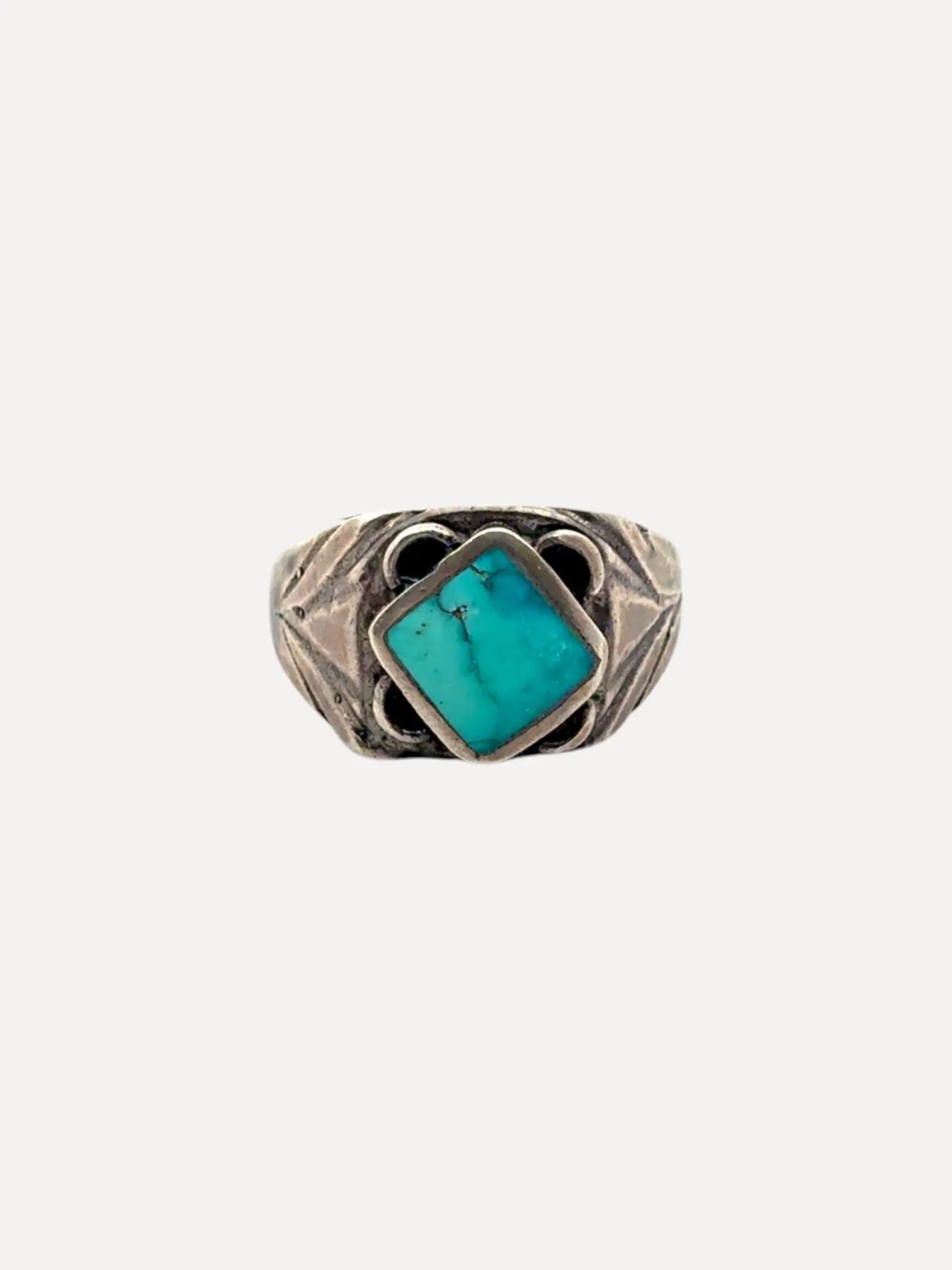 Vintage 1920s Turquoise Ring Vintage 1920s Turquoise Ring Native American Collection Native American Collection  Squash Blossom Vail
