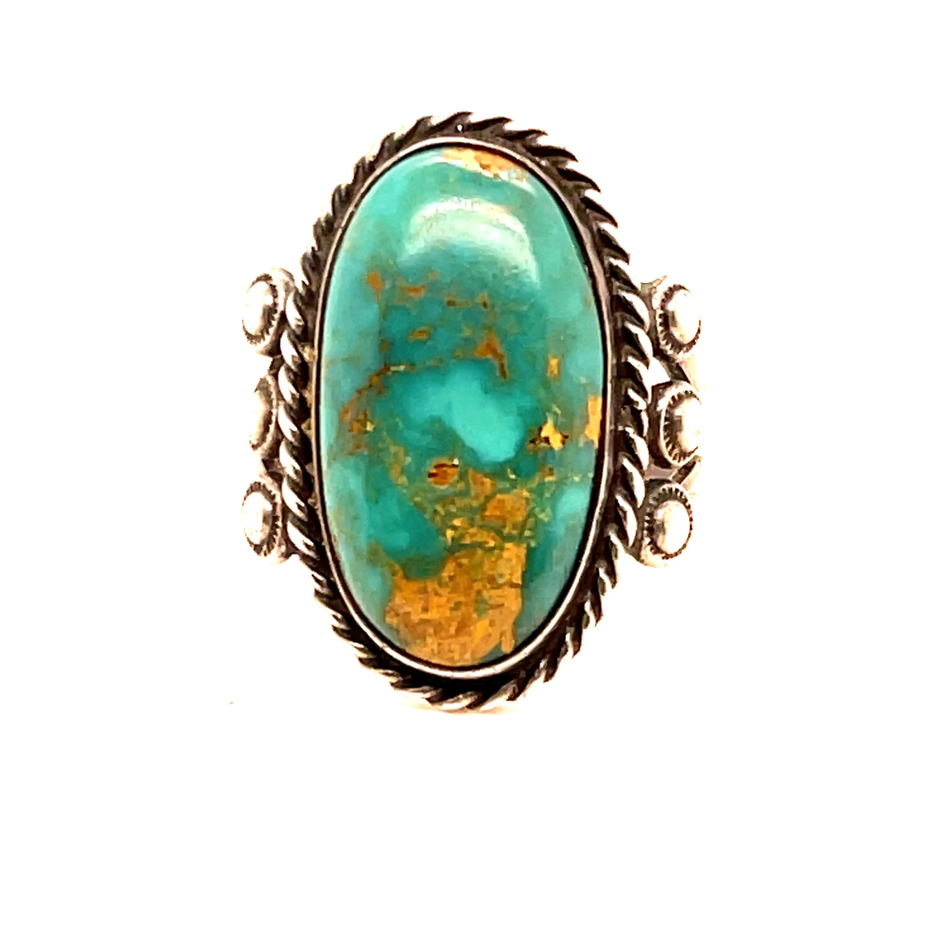 1940s Blue Gem Vintage Ring