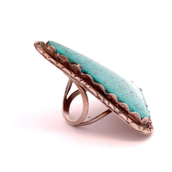 Vintage Turquoise Ring Vintage Turquoise Ring Native American Collection Native American Collection  Squash Blossom Vail
