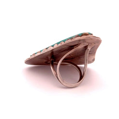 Vintage Turquoise Ring Vintage Turquoise Ring Native American Collection Native American Collection  Squash Blossom Vail