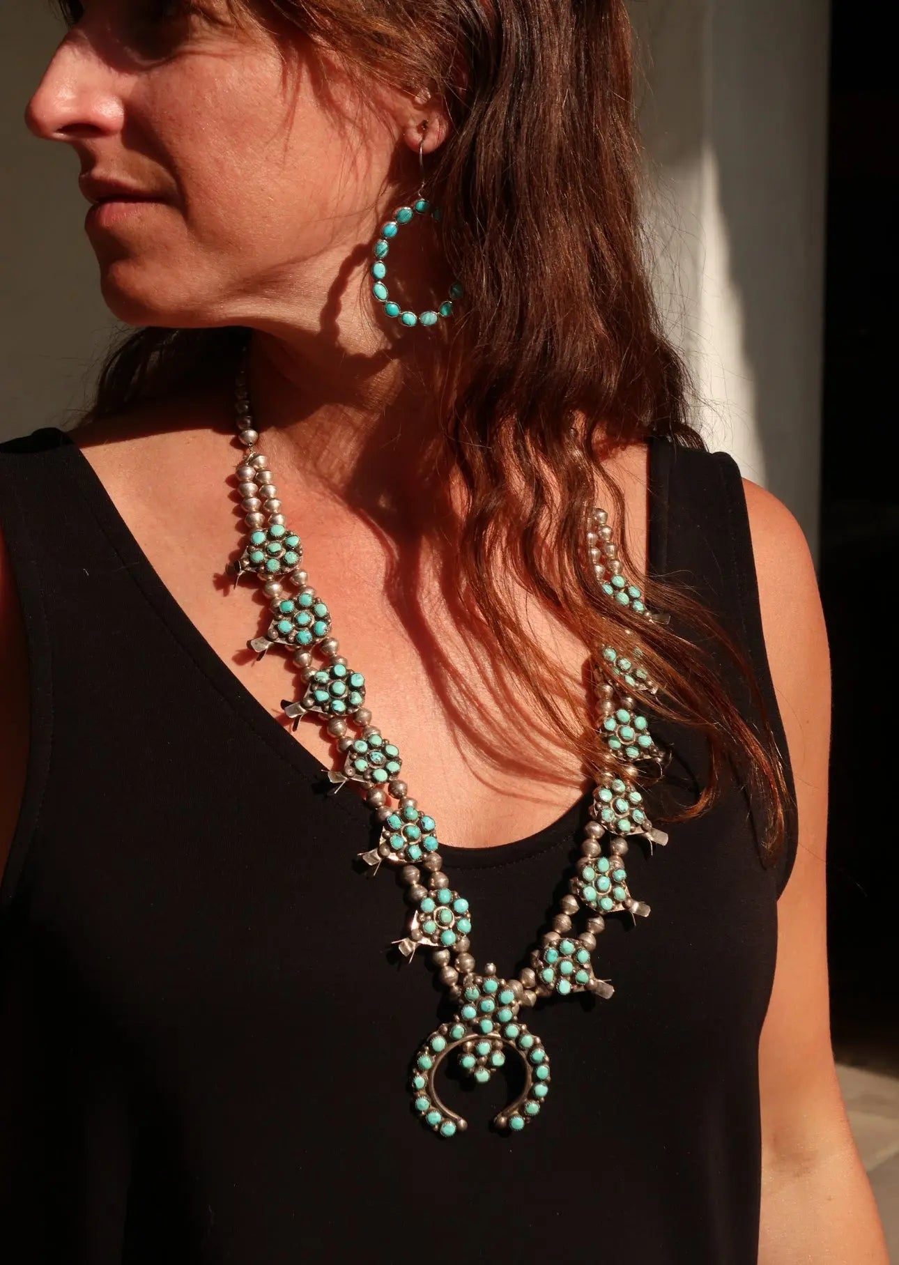 Vintage Zuni Squash Blossom Vintage Zuni Squash Blossom Native American Collection Native American Collection  Squash Blossom Vail