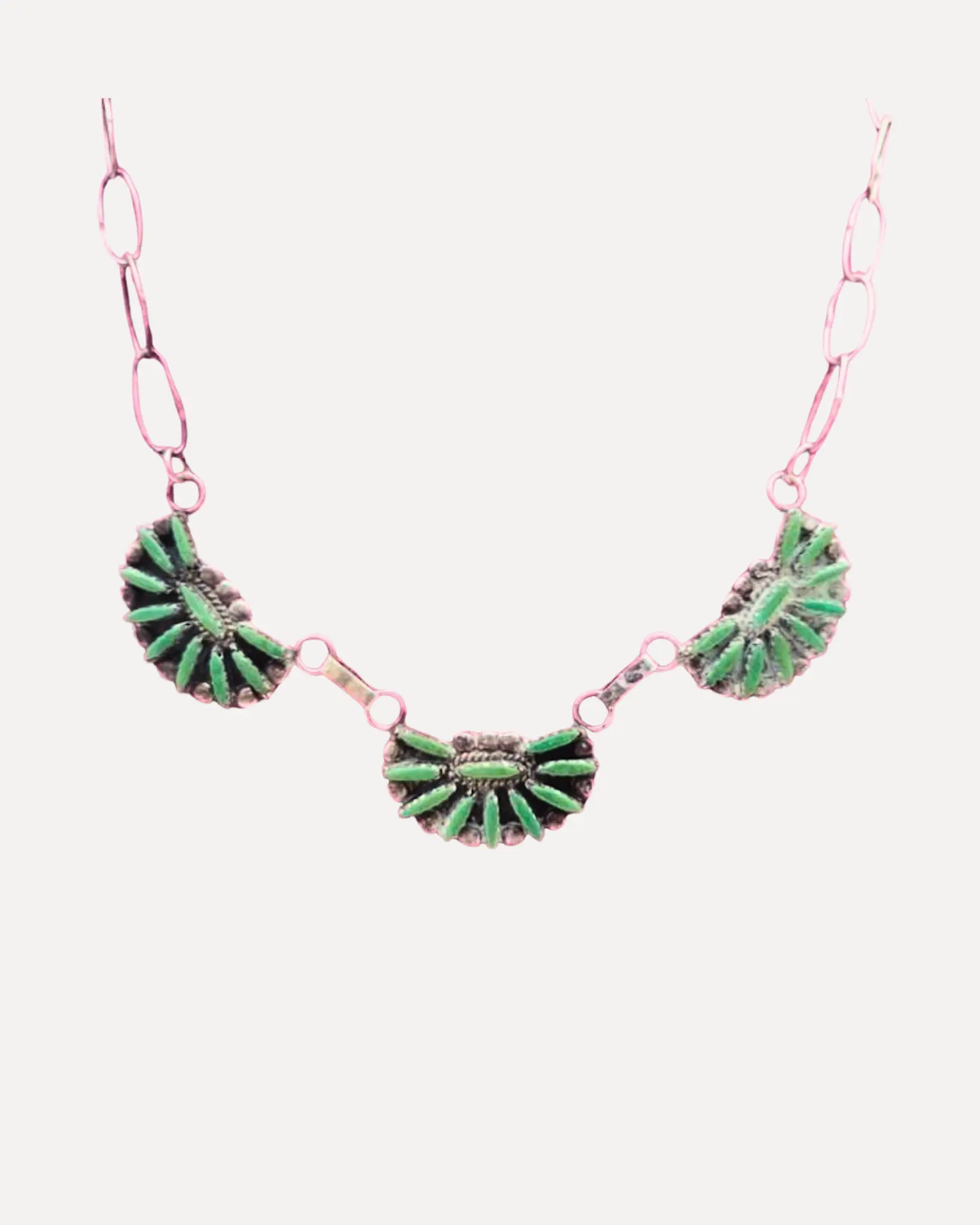 Vintage Zuni Turquoise Necklace Vintage Zuni Turquoise Necklace Native American Collection Native American Collection  Squash Blossom Vail