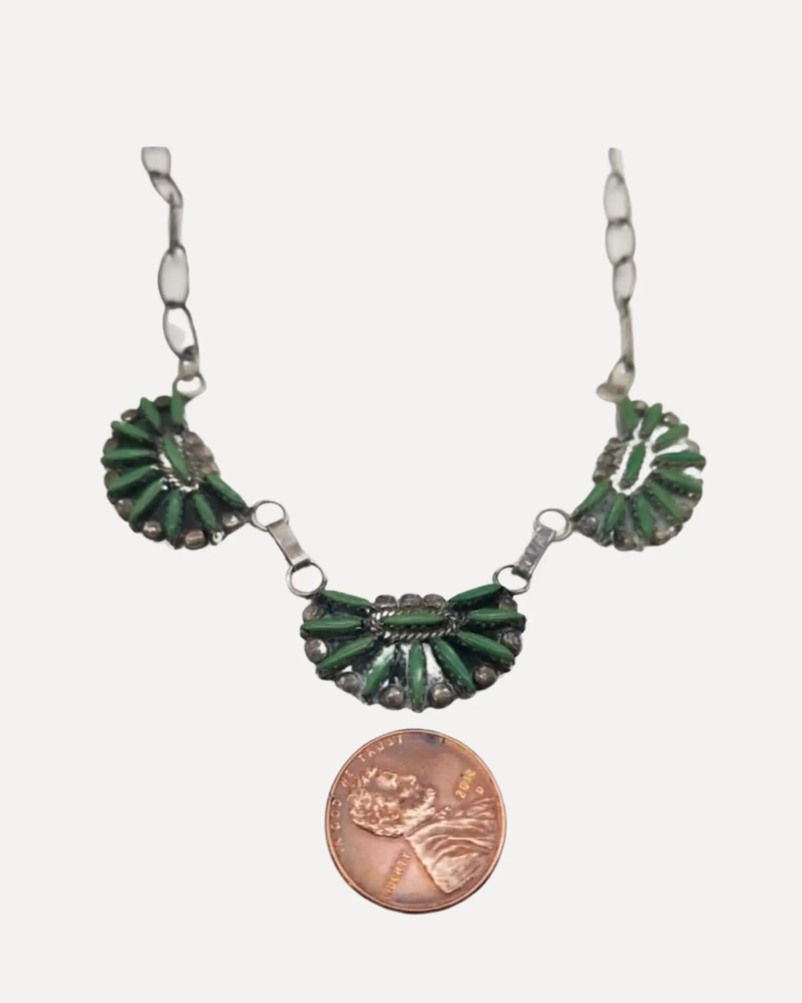 Vintage Zuni Turquoise Necklace Vintage Zuni Turquoise Necklace Native American Collection Native American Collection  Squash Blossom Vail