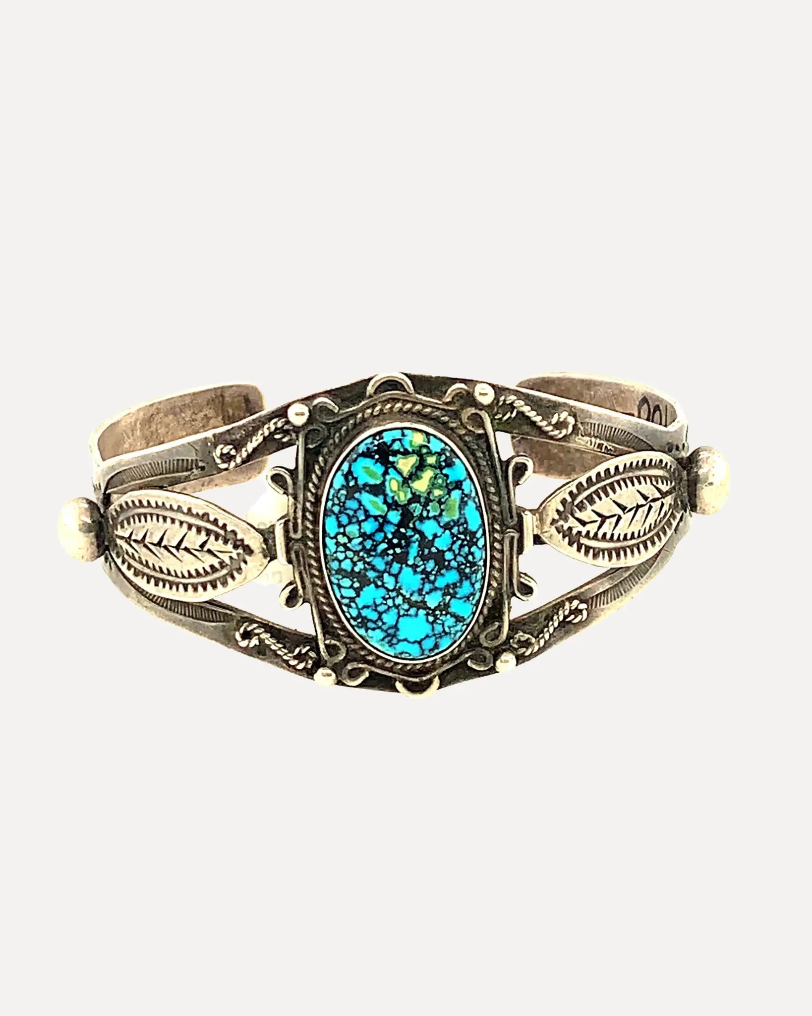 Vintage #8 Turquoise Cuff Vintage #8 Turquoise Cuff Native American Collection Native American Collection  Squash Blossom Vail