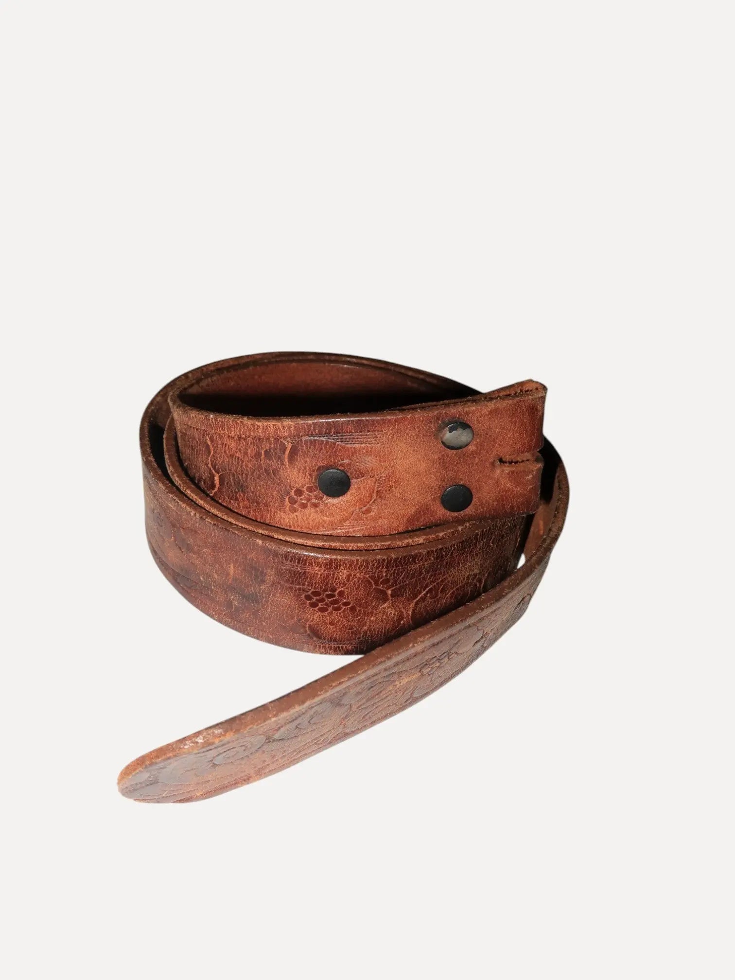 Vintage leather belt strap Vintage leather belt strap Squash Blossom Collection Squash Blossom Collection  Squash Blossom Vail