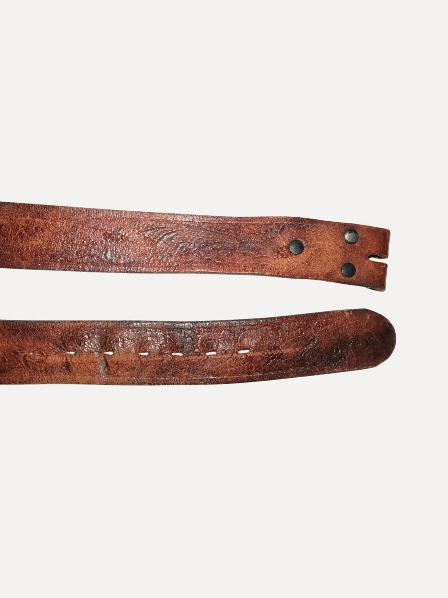 Vintage leather belt strap Vintage leather belt strap Squash Blossom Collection Squash Blossom Collection  Squash Blossom Vail