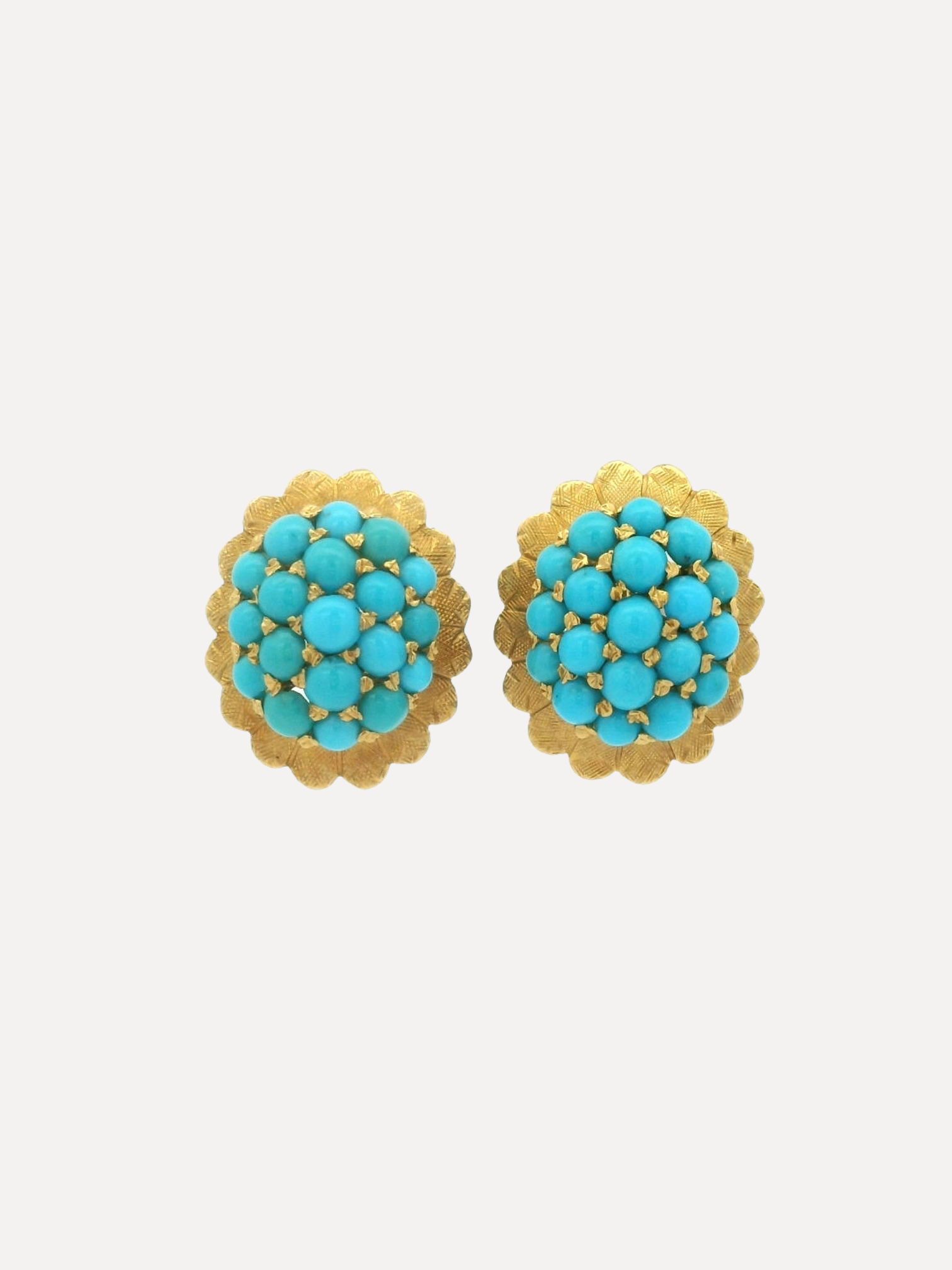 Vintage Italian Turquoise Earrings