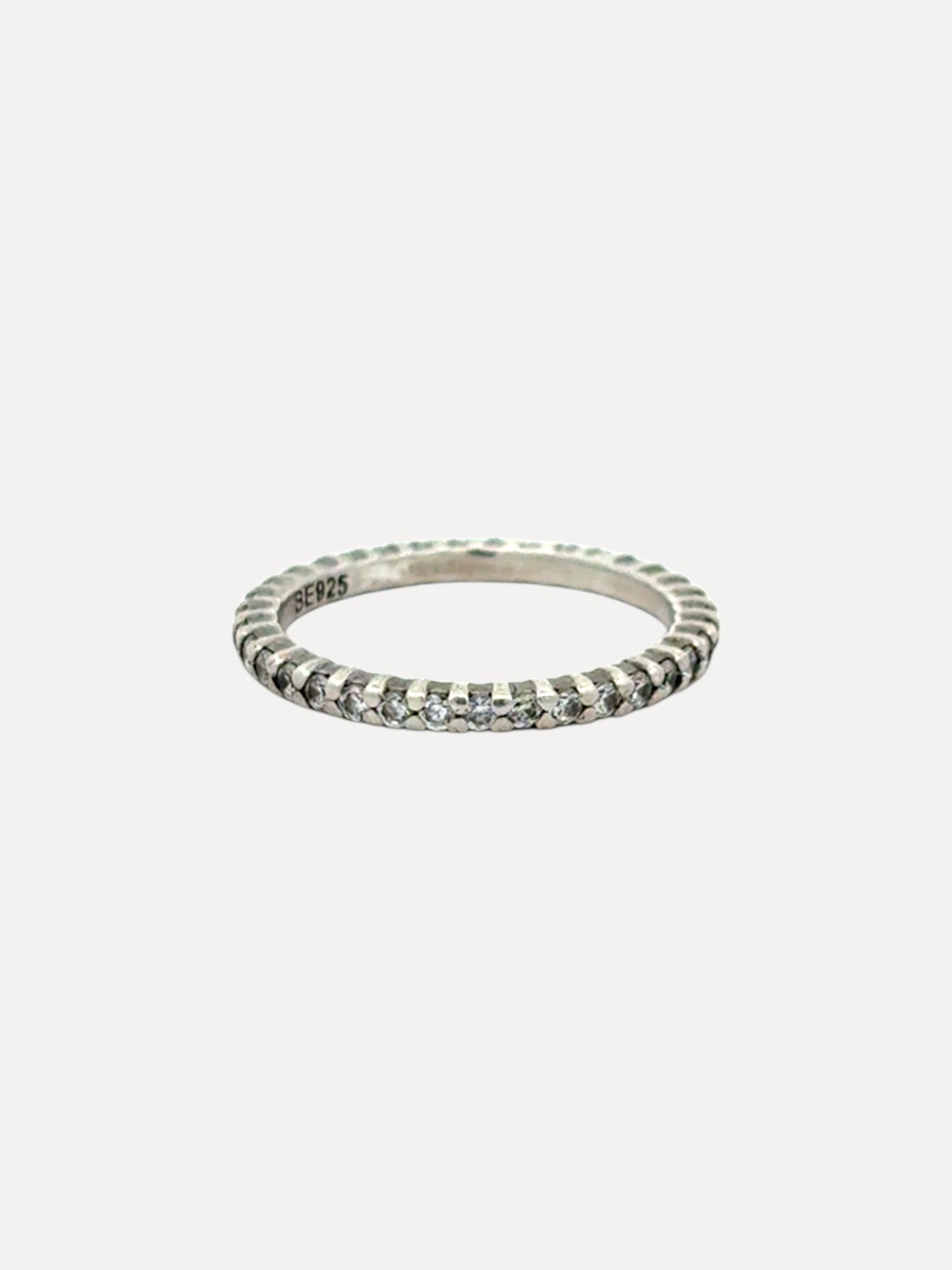 Vintage Sterling and Moissanite Infinity Band Vintage Sterling and Moissanite Infinity Band Vintage at the Squash Blossom Vintage at the Squash Blossom  Squash Blossom Vail