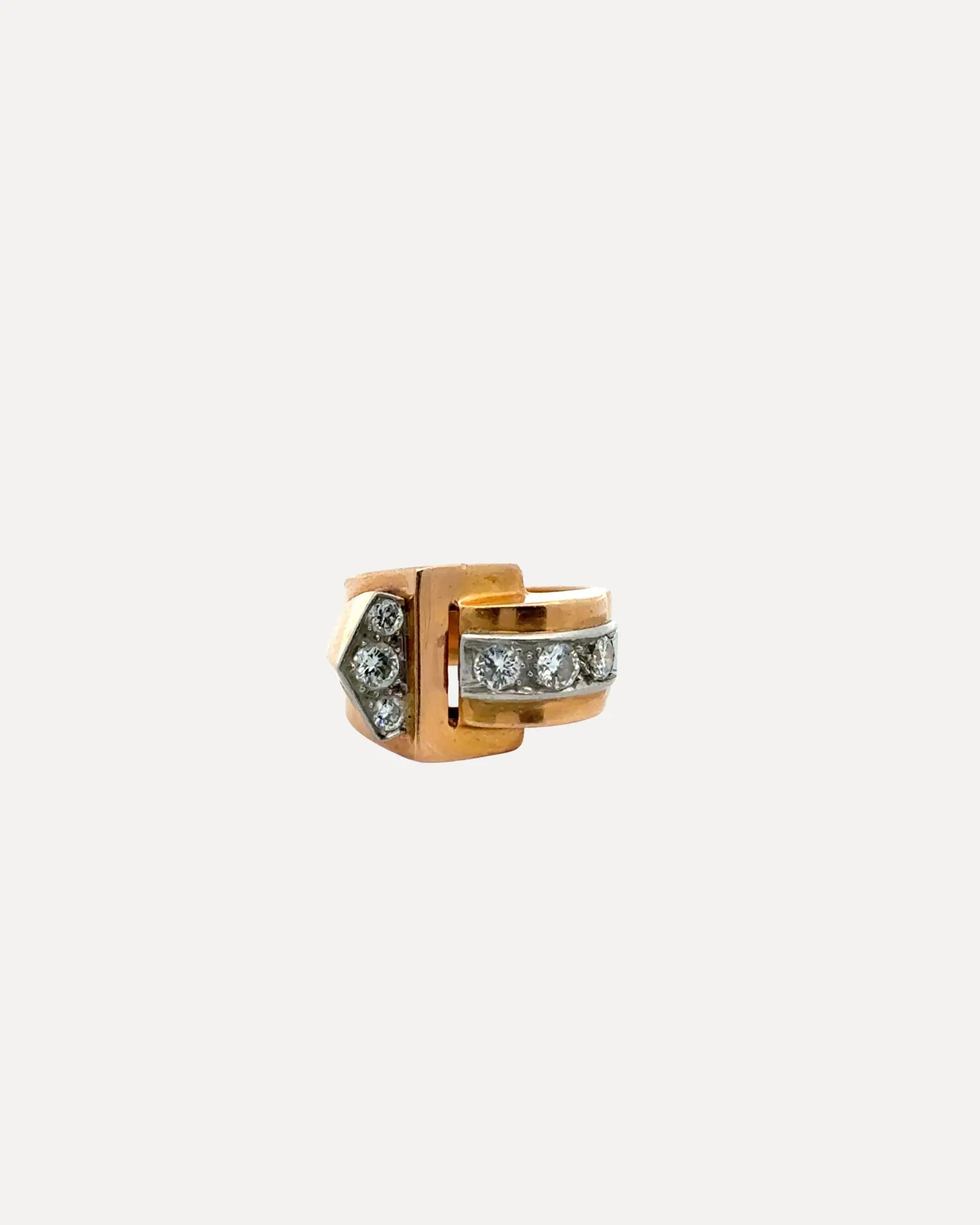 Retro 1940s Diamond Ring Retro 1940s Diamond Ring Vintage at the Squash Blossom Vintage at the Squash Blossom  Squash Blossom Vail
