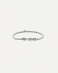 White Gold Diamond Star Bracelet White Gold Diamond Star Bracelet Hulchi Belluni Hulchi Belluni  Squash Blossom Vail