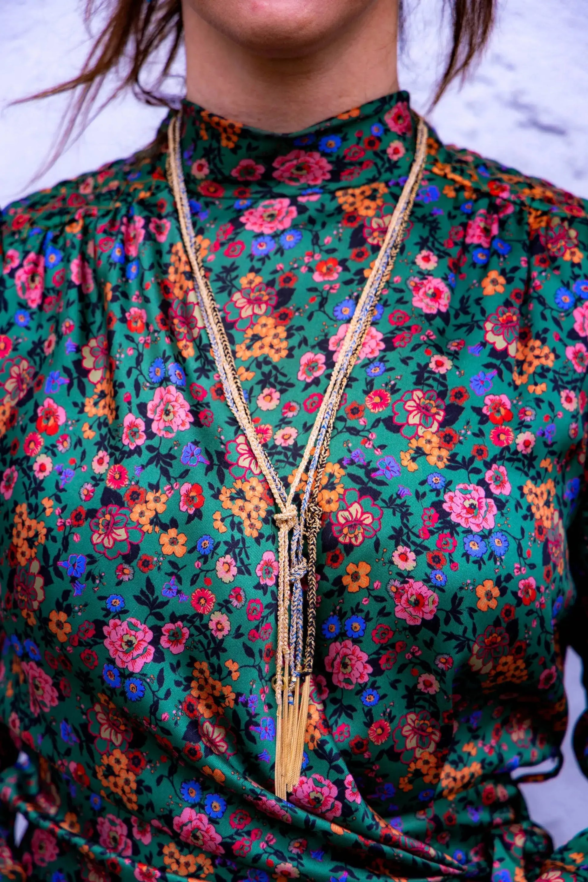 Wisdom Lucky Necklace - Squash Blossom Vail