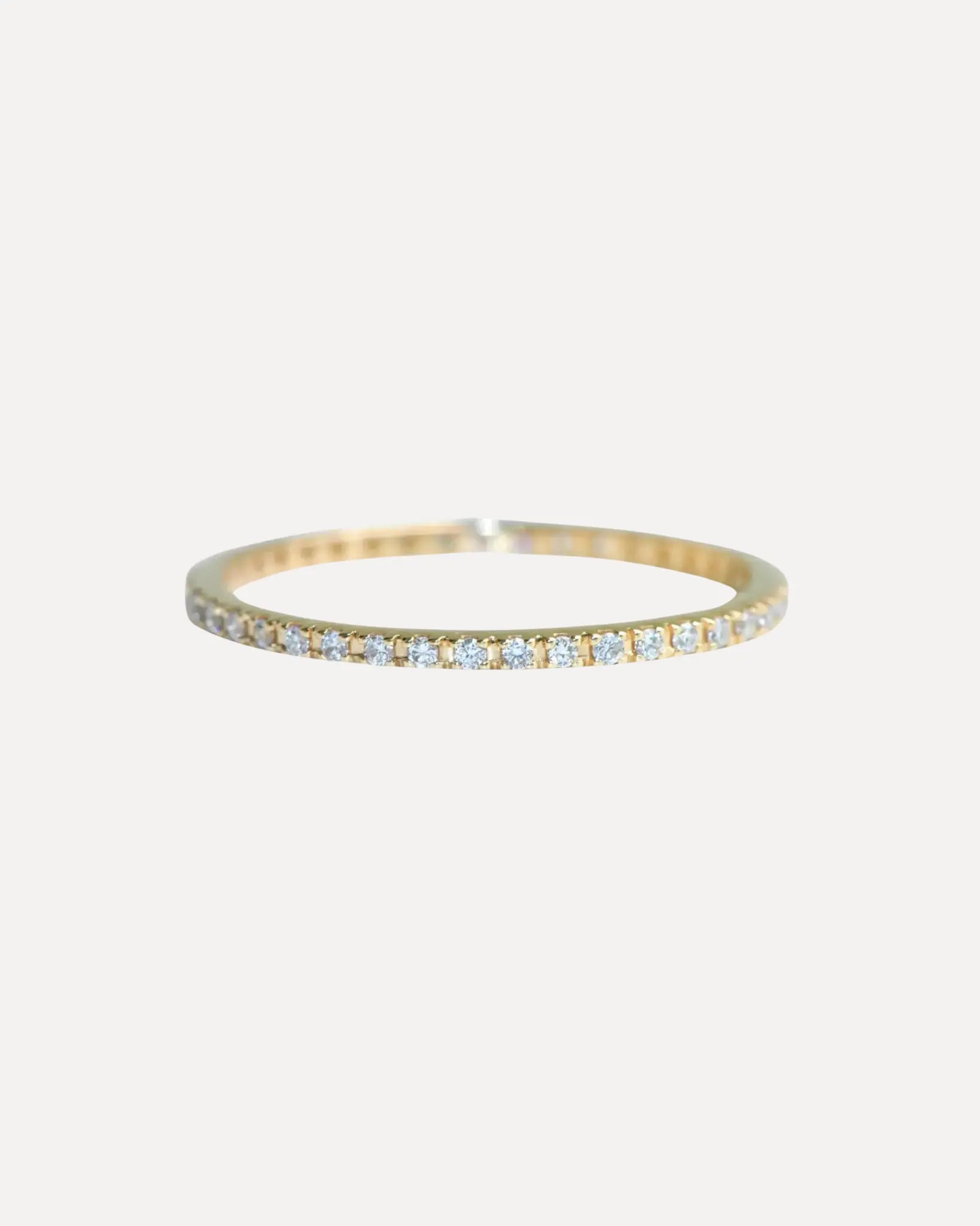 Yellow Gold with White Diamond Eternity Band Yellow Gold with White Diamond Eternity Band Squash Blossom Collection Squash Blossom Collection  Squash Blossom Vail