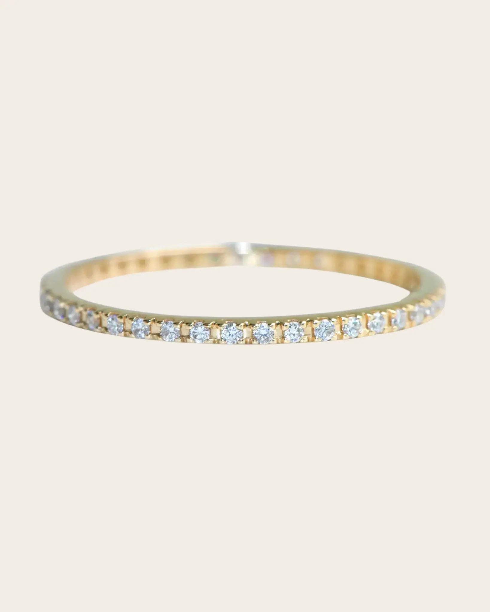 Yellow Gold with White Diamond Eternity Band Yellow Gold with White Diamond Eternity Band Squash Blossom Original Squash Blossom Original  Squash Blossom Vail