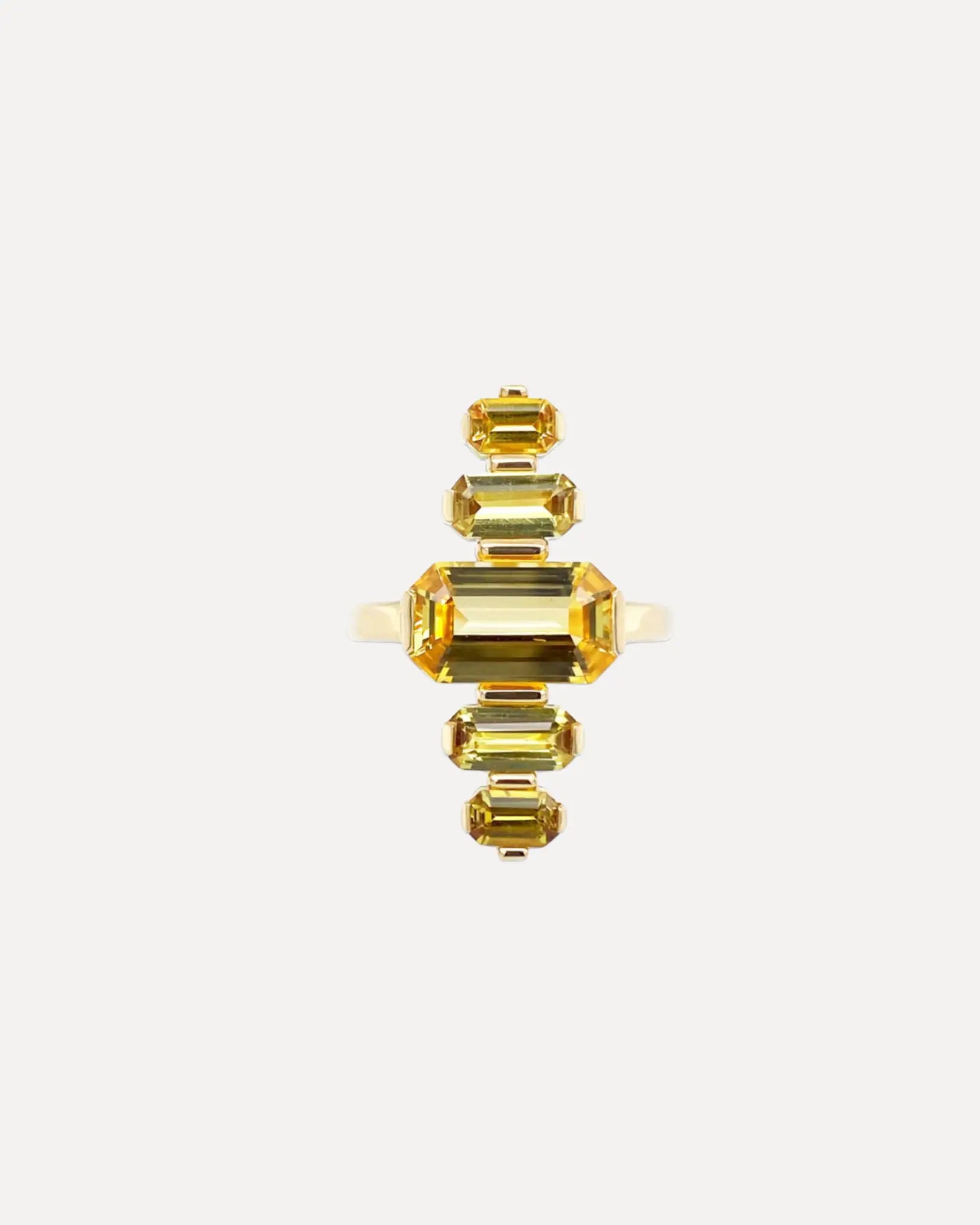 Yellow Sapphire Ring Yellow Sapphire Ring Bayco Bayco  Squash Blossom Vail