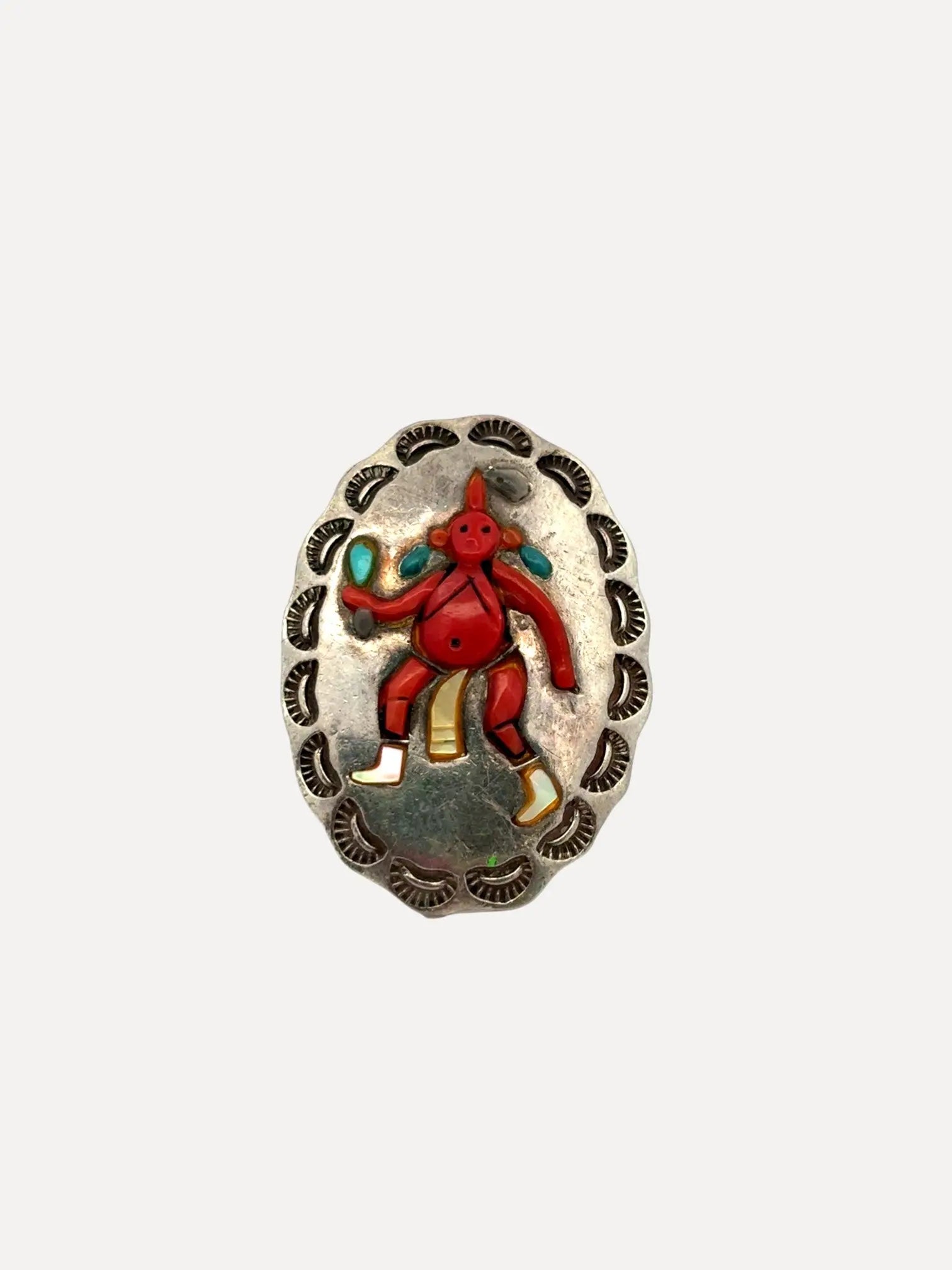 Zuni Mudhead Inlay Ring Zuni Mudhead Inlay Ring Native American Collection Native American Collection  Squash Blossom Vail