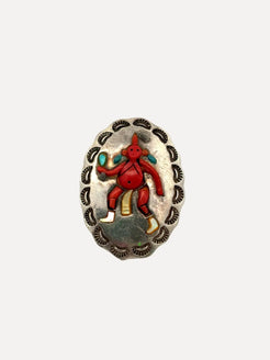 Zuni Mudhead Inlay Ring Zuni Mudhead Inlay Ring Native American Collection Native American Collection  Squash Blossom Vail