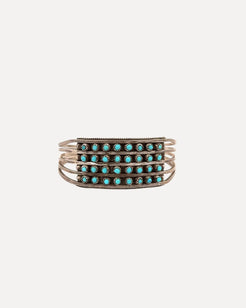 Zuni Turquoise Cuff Zuni Turquoise Cuff Native American Collection Native American Collection  Squash Blossom Vail