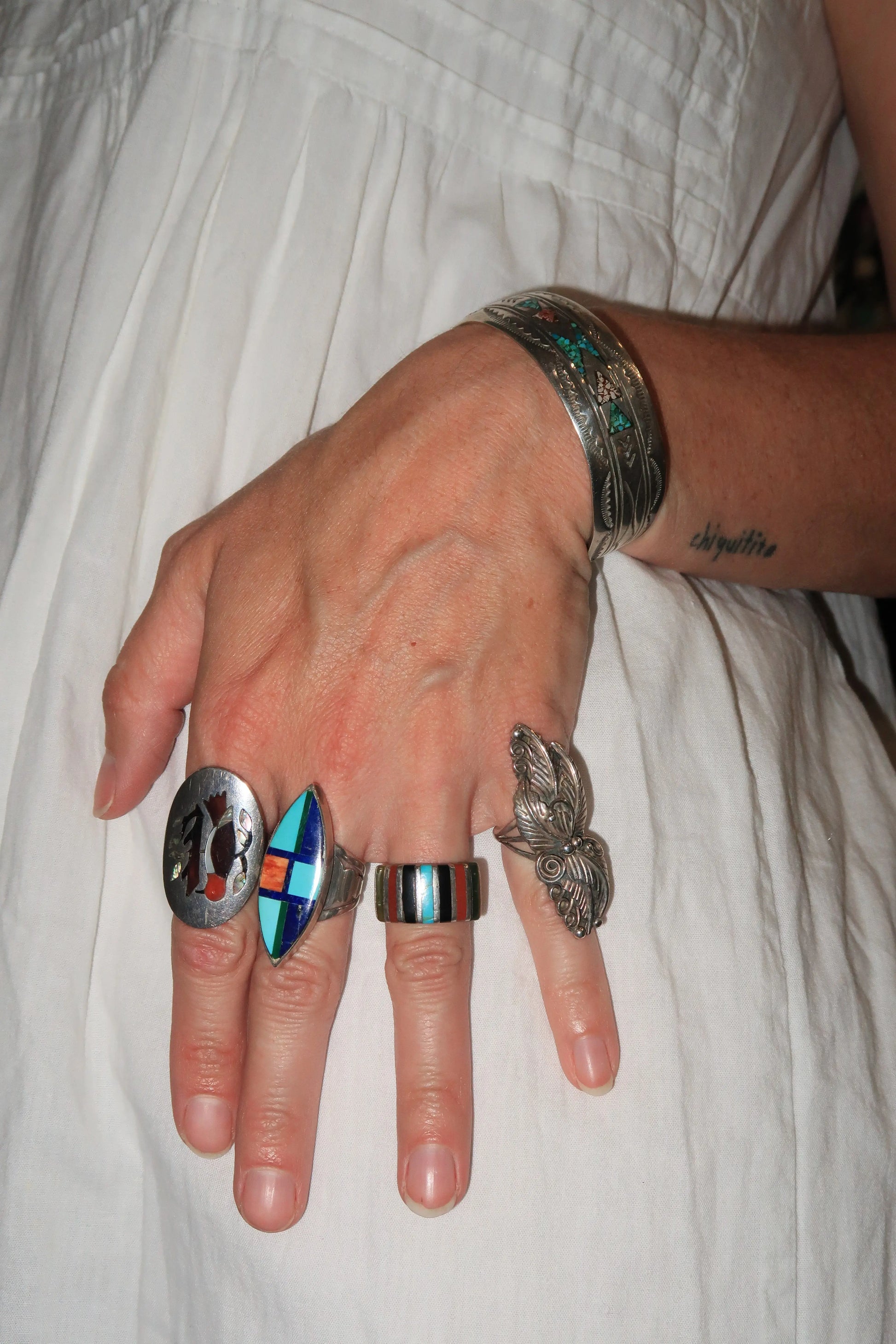Zuni Woodpecker Ring Zuni Woodpecker Ring Native American Collection Native American Collection  Squash Blossom Vail