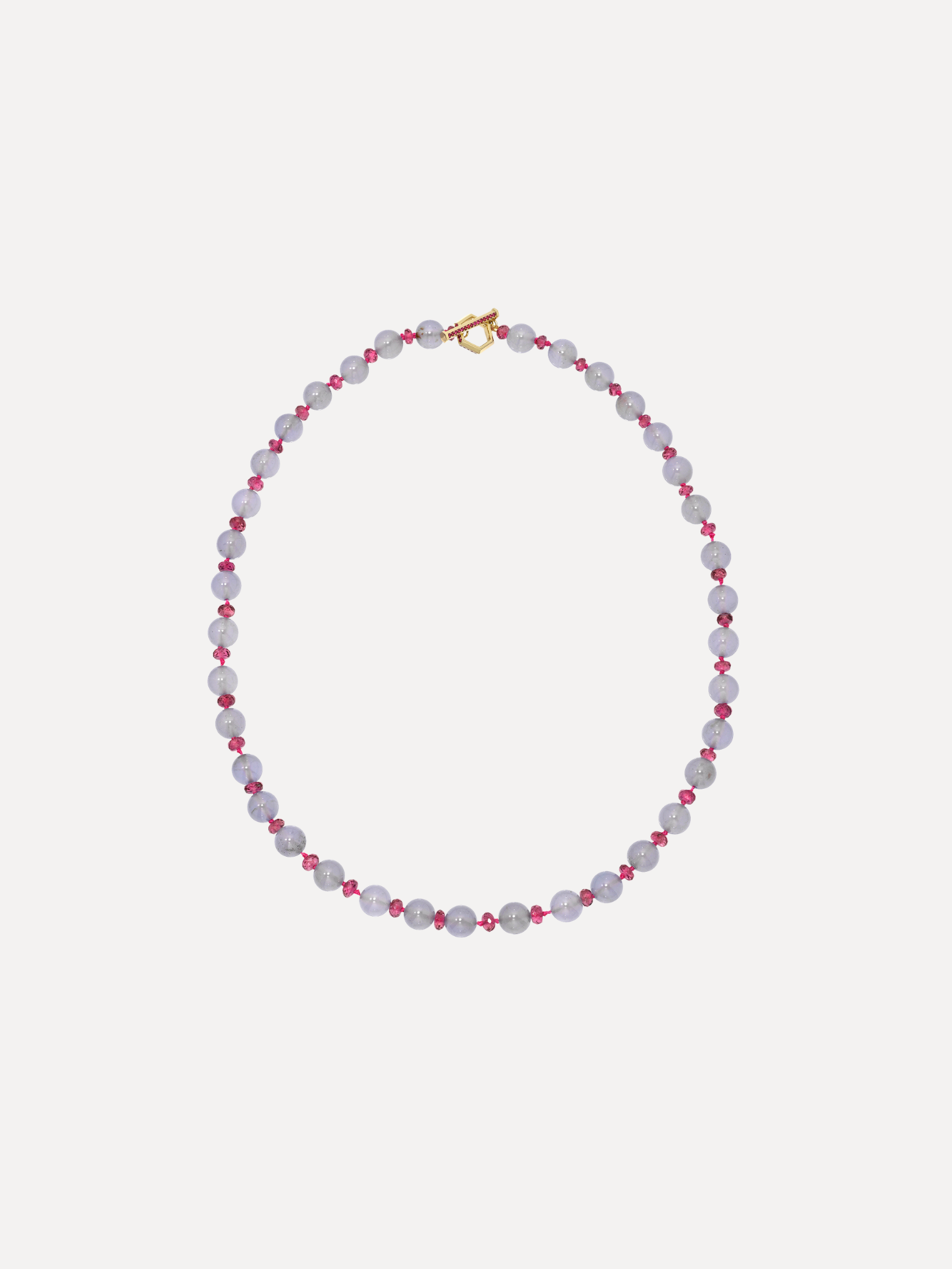 Crimson Sky Bead Necklace