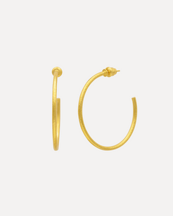 Vertigo Gold Hoop Earrings Vertigo Gold Hoop Earrings Gurhan Gurhan  Squash Blossom Vail