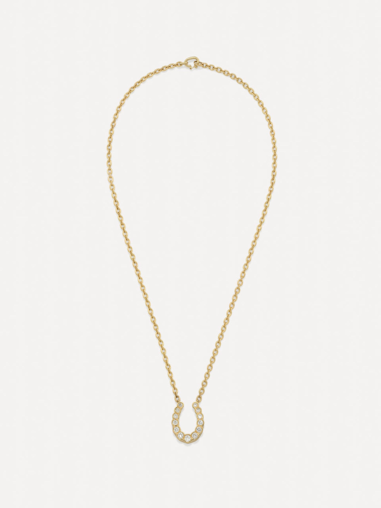 Diamond Horseshoe Necklace
