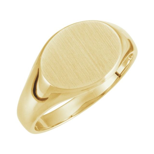 Oval Signet Ring - Squash Blossom Vail