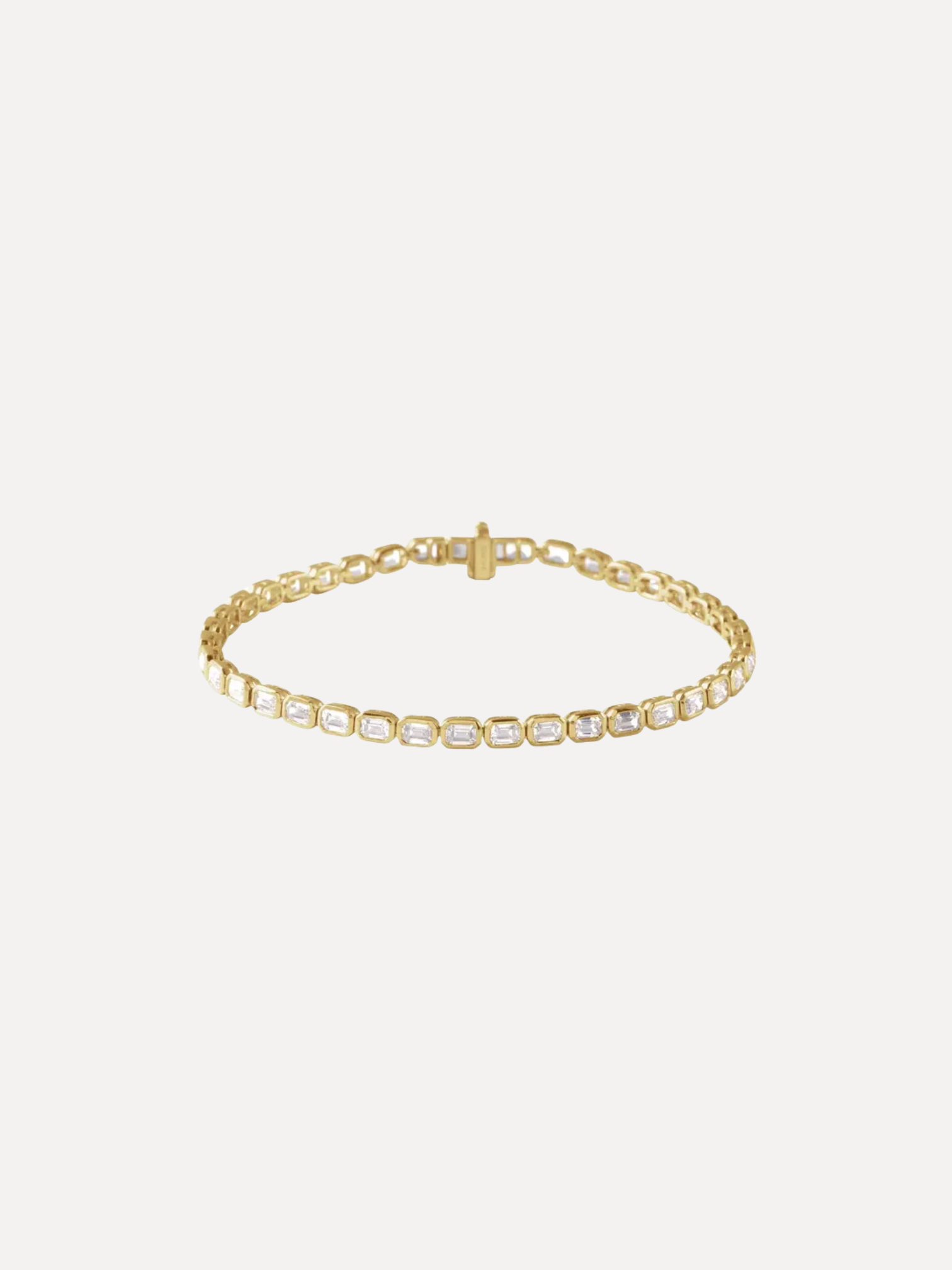 Emerald Tennis Diamond Bracelet