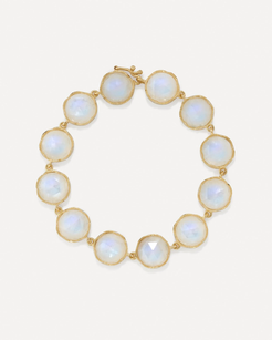 Large Rose Cut Moonstone Link Bracelet Large Rose Cut Moonstone Link Bracelet Irene Neuwirth Irene Neuwirth  Squash Blossom Vail