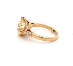 Bauer Diamond Ring - Squash Blossom Vail